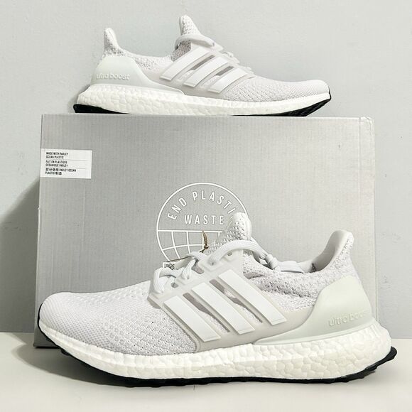 Adidas UltraBoost 5.0 “Triple White” Men’s Size 8-9 Running Sneakers